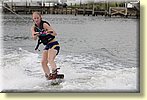 Courtney wakeboarding